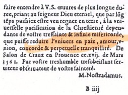 Epître à Pie IV (3)
