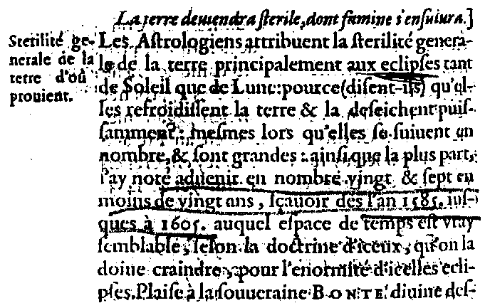 Extrait des Pléiades (1606)