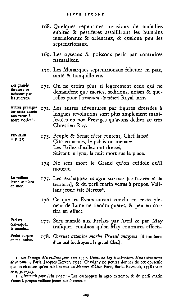Almanach pour 1557 (fvrier)