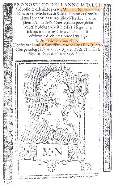 Pronostico de l'anno 1563